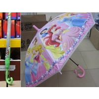 Зонт детский полуавтомат трость в ассорт.