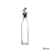 Бутылка д/масла 300мл (стекло) с затвором