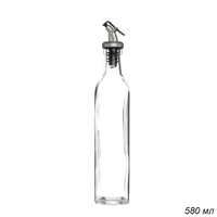 Бутылка д/масла 580мл (стекло) с затвором