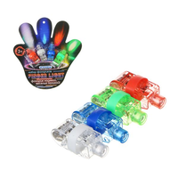 Набор фонариков Finger light, пластик, 3LR44, пластик, 4 цвета