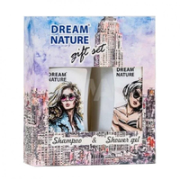 Набор подарочный жен. Dream Nature (шампунь+гель д/душа 250мл) в коробке в ассорт.