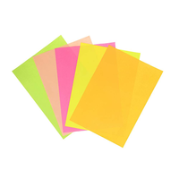 Бумага цветная "Неоновая" А4, 5 цветов, в пакете BY FLOMIK