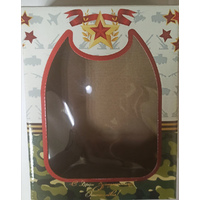 Коробка подарочная с окошком 15*20*5,5см./18*25*5,5 см. 23 февраля