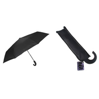 Зонт мужской автом. 55см 8 спиц черный