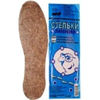 Стельки д/обуви Зимние (натур.войлок,иск.войлок, мет. лавсан)