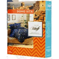 КПБ 1,5сп DOMO VITA (под.143*215/пр.150*215 нав. 2шт*70*70) бязь,хлопок