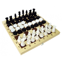 Игра 2в1 (шахматы, шашки) пластик 29*14,5см
