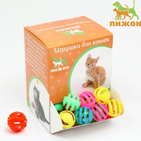Игрушка для кошек, шарик с бубенчиком,3,8см