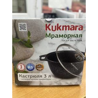 Кастрюля KUKMARA 3л. с антипригарным покр. со ст.крышкой