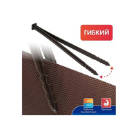 Колышки пластик 30см,10шт пакет,садовые (хаки, коричневый)