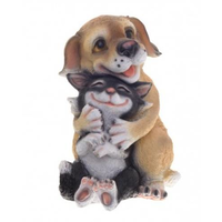 Фигурка  Собачка с кошкой 20*18*27см, полистоун