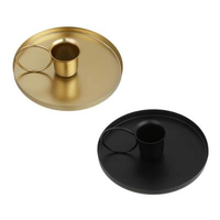Подсвечник LADECOR метал., 10,5*10,5*3,5 см, с ручкой (60)